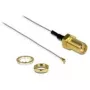 Cabo coaxial DeLOCK 88814 2 m MHF IV (I-PEX) HSC MXHP32 cinzento