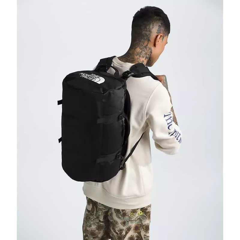 Saco Base Camp Duffel XS TNF Black-TNF branco-NPF