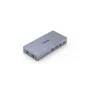 Comutador KVM Unitek V307A USB HDMI 2 portas 4K Ultra HD 3840x2160@60 Hz HDCP 2.2, caixa metálica, cinzento