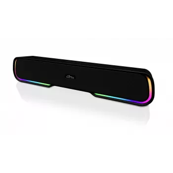 Altifalante MEDIA‑TECH Phantom MT3180 Soundbar 450W RMS, 80W alimentado por bateria, Bluetooth, com fios e sem fios, preto