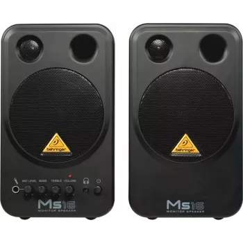 Behringer MS16 altifalantes 2 vias preto com fios 16 W