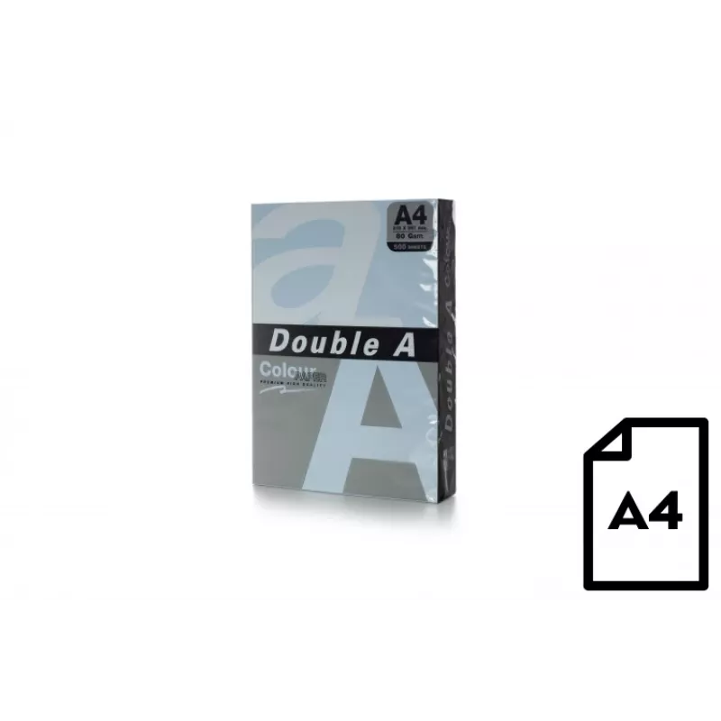 Papel colorido Double A, 80g, A4, 500 folhas, Ocean