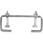Gancho EUROLITE C-Hook TCH-50/20 prateado para elevação de treliças e rigging