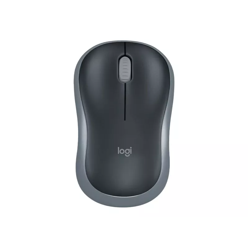 Rato ótico sem fios Logitech M185 ambidestro cinzento 910-002238
