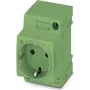 Phoenix Contact tomada para calha DIN EO-CF/UT/LED/GN conteúdo: 1 unid. (804027)