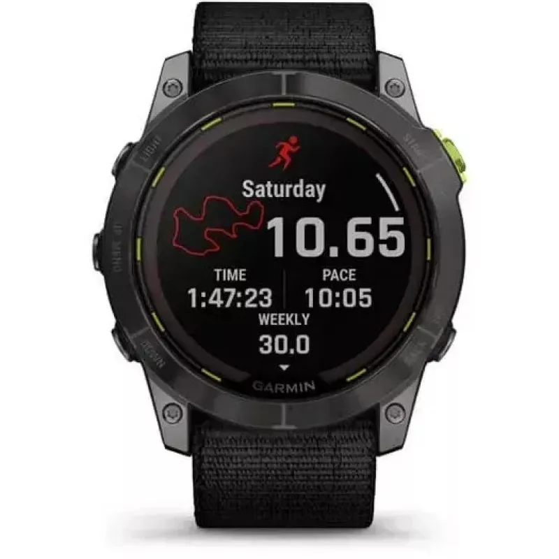 Garmin Enduro 2 3,56 cm (1,4 polegadas) MIP 35 mm Digital 280 x 280 píxeis Ecrã tátil Cinzento Wi-Fi GPS (satélite)