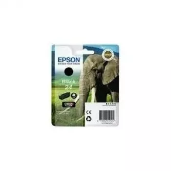 Tinteiro Epson Elephant embalagem individual preto 24 Claria Photo HD, preto, tinta pigmentada, 1 unid.