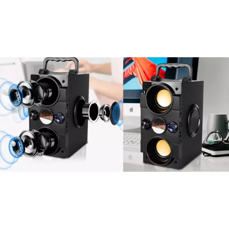Altifalante portátil Manta SPK817 Fortino, preto
