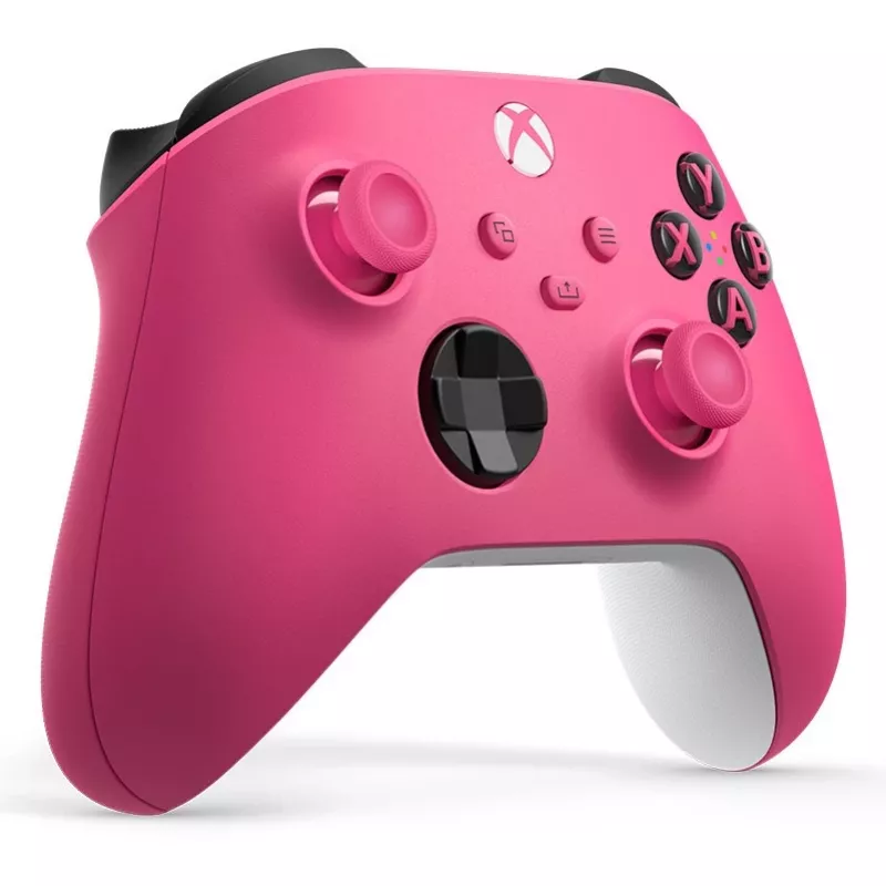 Comando Microsoft Xbox Wireless Controller Mineral Camo Special Edition – sem fios, Bluetooth, 2x AA, 40 h, rosa/branco