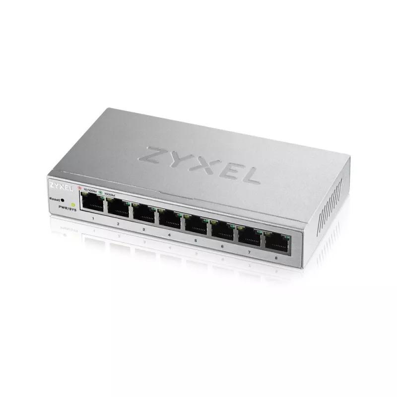 Zyxel GS1200-8 Managed Gigabit Ethernet (10/100/1000) prateado