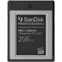 SANDISK Professional PRO-CINEMA 256 GB CFexpress VPG400 Tipo B Cartão até 1700 MB/s Leitura, 1400 MB/s Escrita