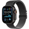 Pulseira milanesa titânio preto 49 mm – L