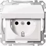 Tomada CEE 7/3 Merten MEG2310-0325 branca 250V 16A