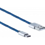 Cabo USB ShiverPeaks BS14-50024 USB 2.0 2m USB A USB C azul