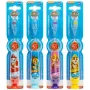 Conjunto de escovas de dentes intermitentes Paw Patrol para criança com ventosa, 4 unid., cores sortidas