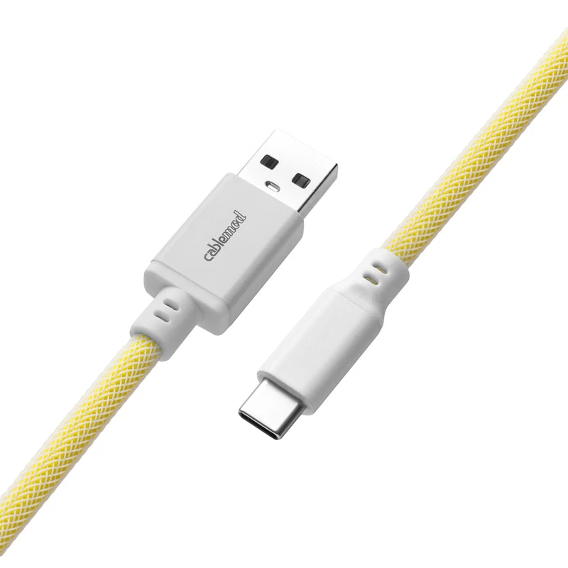 Cabo USB Cablemod CM-CKCA-CW-YW150YW-R 1,5 m USB A USB C Amarelo (CM-CKCA-CW-YW150YW-R)