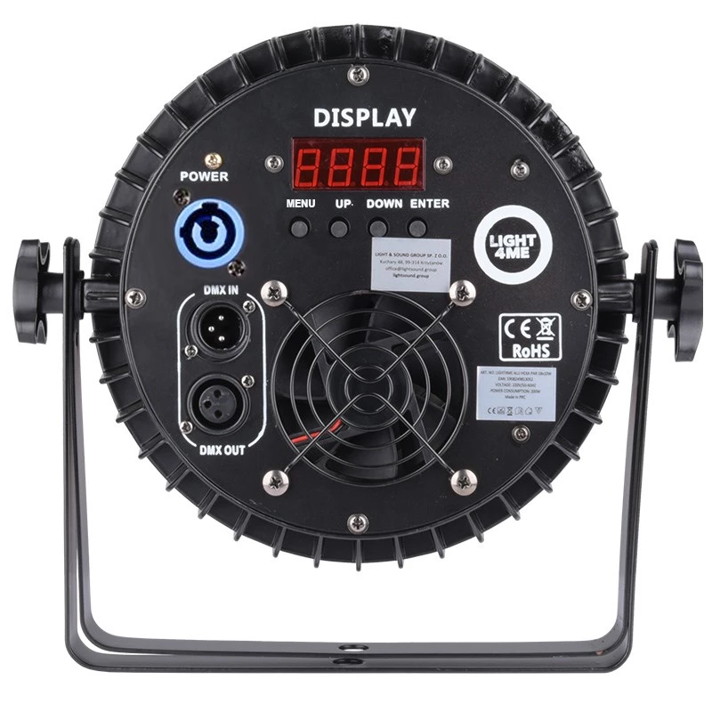LIGHT4ME ALU QUAD PAR 18x6W RGBW - projetor de palco