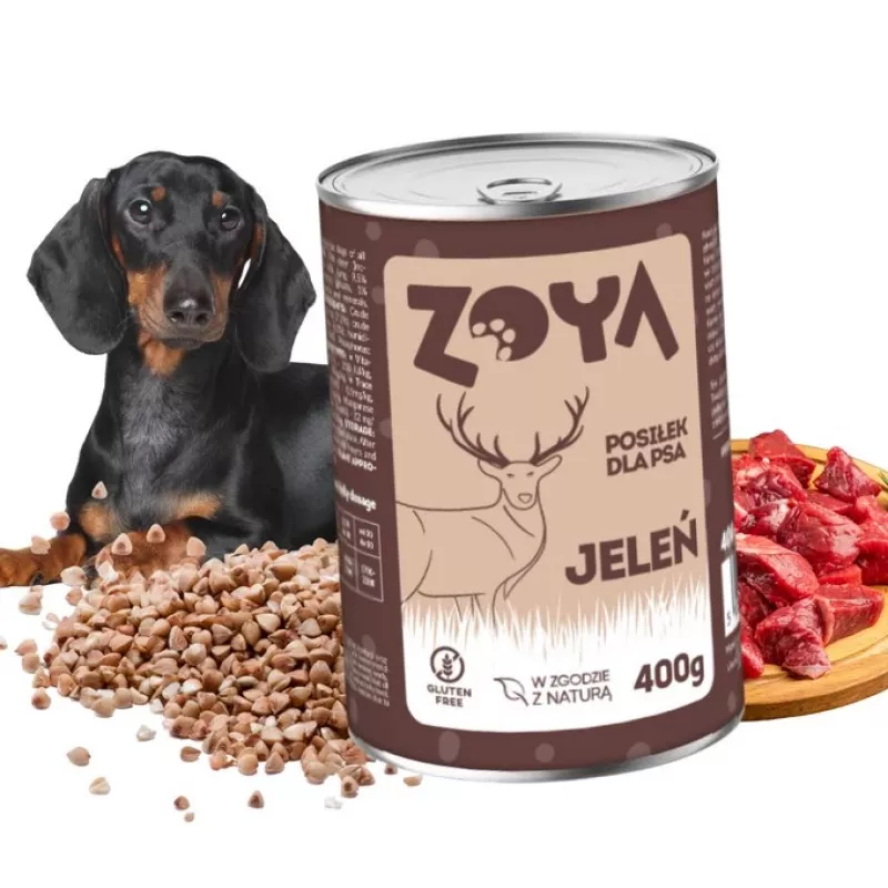 ZOYA Veado - comida húmida para cães - 400g