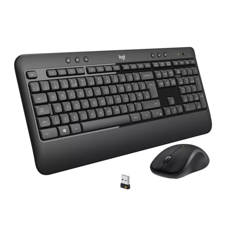 Logitech MK540 Advanced - conjunto teclado e rato - sem fios - 2,4 GHz - espanhol QWERTY