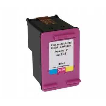 Tinteiro para impressora de jato de tinta Superbulk HP 704 CN693 preto 150 ml (embalagem individual, código OEM CN693)