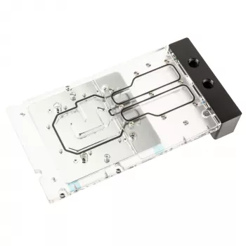 Backplate BitsPower X-TEND active para RTX 4090 FE — acabamento acrílico (BP-VG4090FE-BKP)
