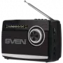 Altifalante SVEN SRP-155, preto (3W, Bluetooth, FM/AM/SW, USB, microSD, lanterna, bateria)