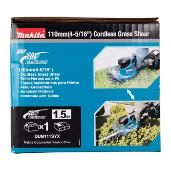 Roçadora/Aparador de relva Makita DUM111SYX 27 W bateria preto, azul