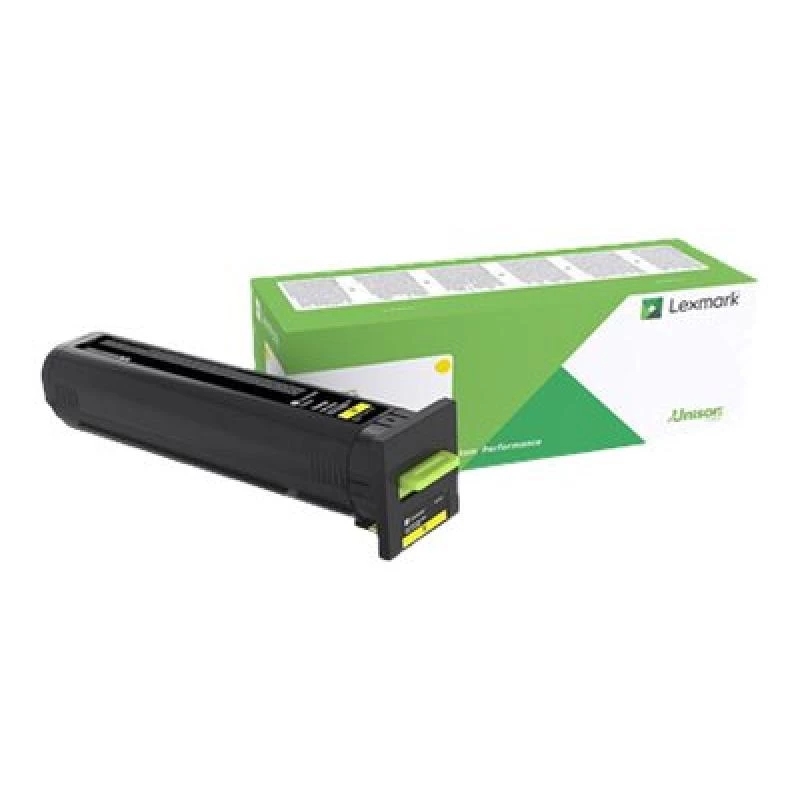 Lexmark 72K2XYE cartucho de toner Corporate de rendimento extra alto, amarelo, 22 000 páginas