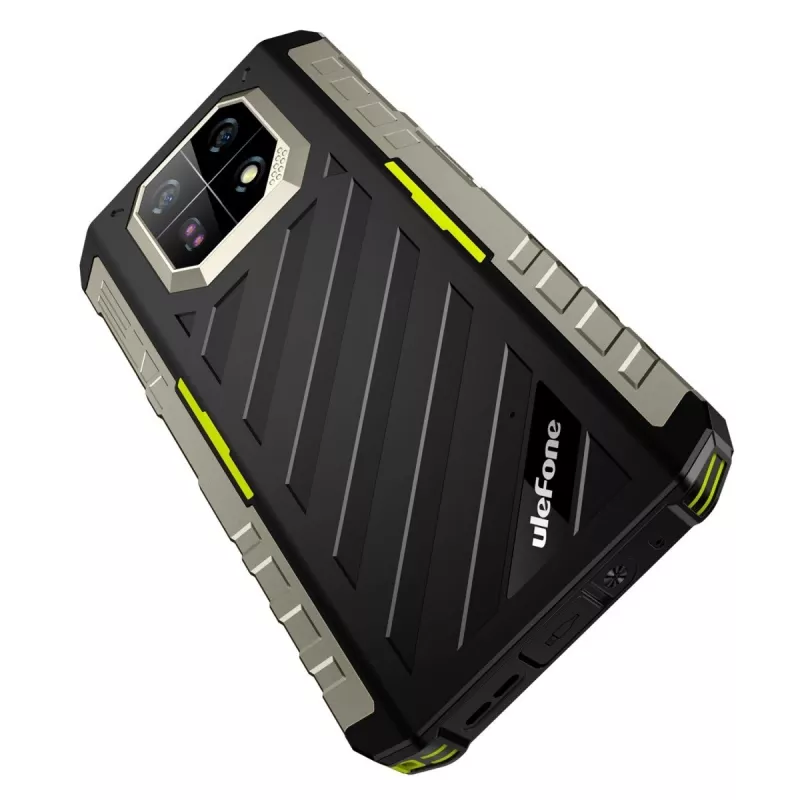 Smartphone robusto UleFone Armor 22 4G, 9 GB RAM, 128 GB armazenamento, IP69K, verde