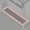 Suporte inferior para ventoinhas HAVN HS 420 - branco