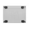 Armário rack de chão LANBERG 19 polegadas 32HE 600×800 mm cinzento com porta de vidro e LCD (embalagem plana)