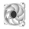 Ventoinha de arrefecimento Darkflash DR08 (branco) — ventoinha para caixa/CPU, modelo DR08 branco, ventoinha única de 120 mm