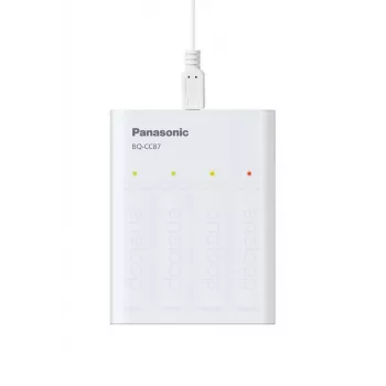 Carregador USB PANASONIC Eneloop Smartplus BQ-CC87 + 4x AA 2000 mAh (K-KJ87MCD40USB)