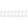 Fellowes - Pente de encadernação - 12 mm - 297 mm - 34 anéis - A4 (210 x 297 mm) - 100 folhas - branco - 100 unidades (53270)