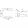 Monitor ALLNET ecrã tátil tablet PoE 21