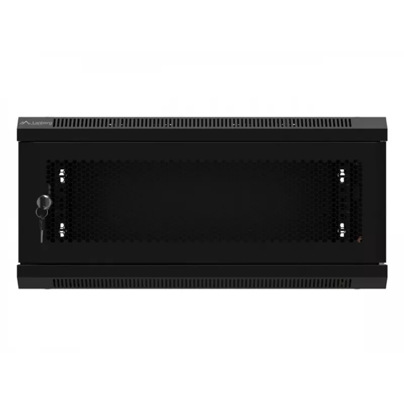 Armário rack Lanberg WF01-6404-23B 4U montagem na parede preto