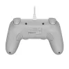 Comando gaming com fios GameSir T3 Lite WT branco – comando com fios ergonómico, compatível com PC