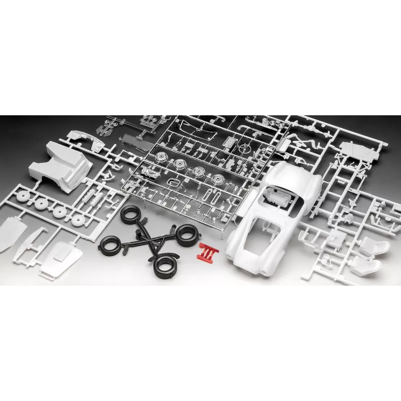 Automóvel de plástico para montagem 65 Shelby Cobra 427 1/24