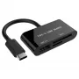 Leitor de cartões USB-C SDXC/Combo/preto