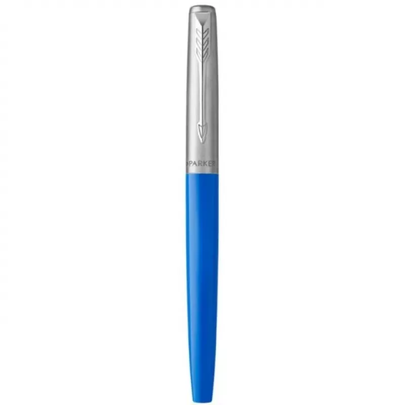 Caneta de tinta permanente Parker 2096858 azul aço inoxidável