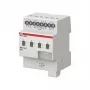 Atuador de comutação 4 canais, 16 A, carga C, ABB REG SA/S4.16.6.2