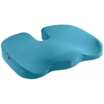 Almofada de assento Leitz Ergo Cosy, almofada de assento, universal, azul, em forma de cunha, monocromático, fecho de correr