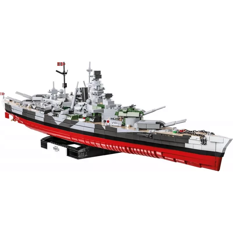 COBI 4839 Historical Collection conjunto de blocos de construção couraçado Tirpitz, 2810 elementos, 1:300