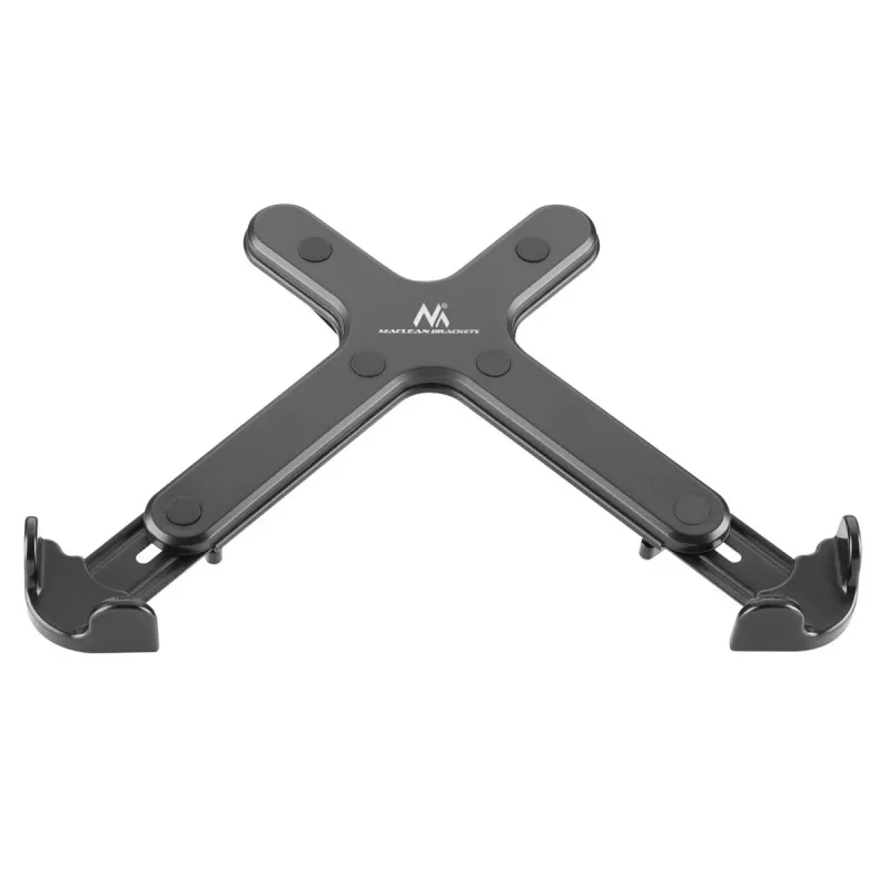 Suporte de secretária para portátil MACLEAN MC-836 — altura ajustável, design ergonómico, preto, para utilização horizontal do portátil (58,5×236×320 mm)