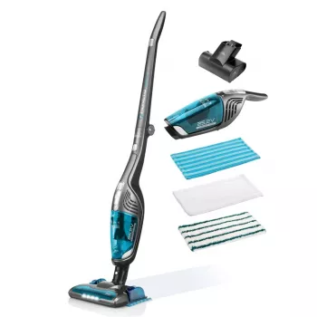 ETA | Aspirador | ETA845390000 Moneto II Aqua Plus | Bateria | Varinha 2em1 | Função de lavagem | N/A W | 25,2 V | Autonomia (máx.) 50 min | Cinzento/Azul