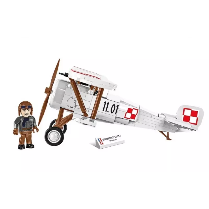 Cobi Conjunto de blocos de construção Nieuport 17 C.1 kit de modelismo de 274 peças