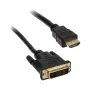 Adaptador de cabo de vídeo Akasa AK-CBHD06-20BK 2m DVI-D HDMI preto