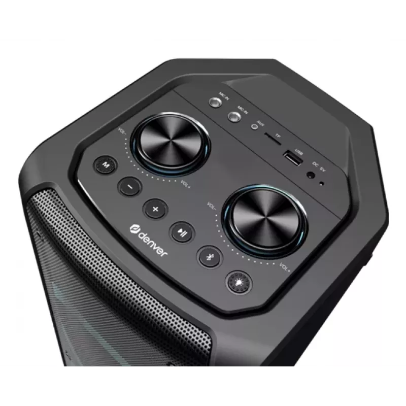 Altifalante estéreo portátil Denver BPS-352 preto