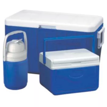 Arca frigorífica Coleman Combo, 45,7 l, 48 h, azul, branco, poliuretano, 660 mm, 450 mm