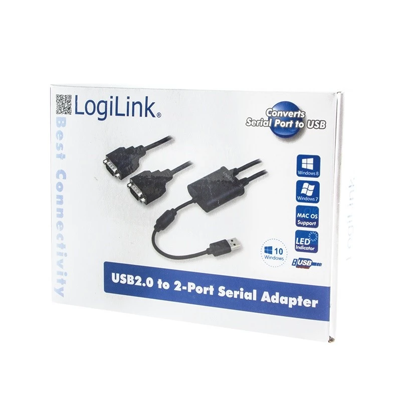 Adaptador USB 2.0 para 2x série